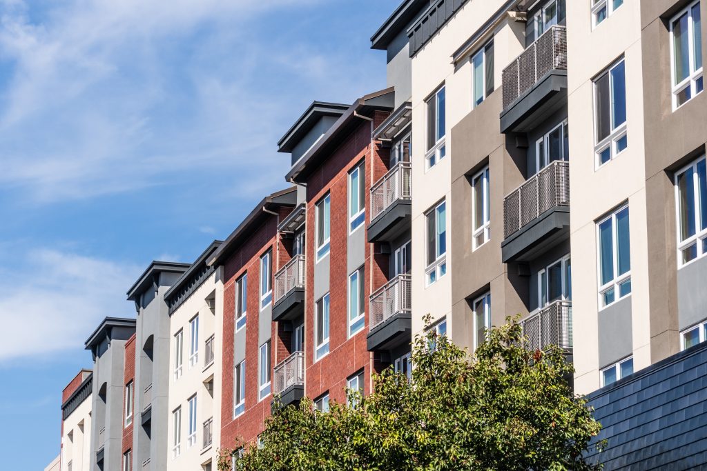 Apartment building demonstrating 